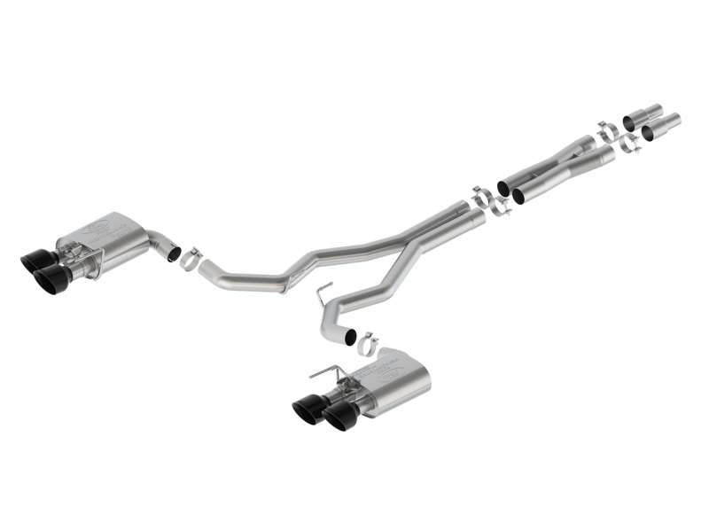 Ford Mustang Performance Exhaust - Ford Racing - Extreme Active Cat-Back, Dark Horse, 304 Stainless Steel - Black - 2024+ Ford Mustang Performance Exhaust - Ford Racing - Extreme Active Cat-Back, Dark Horse, 304 Stainless Steel - Black - 2024+